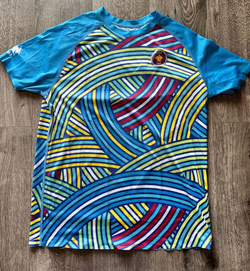 rabbit Performance Running Shirt - RAD 2025 Graphic Print Men’s Small
